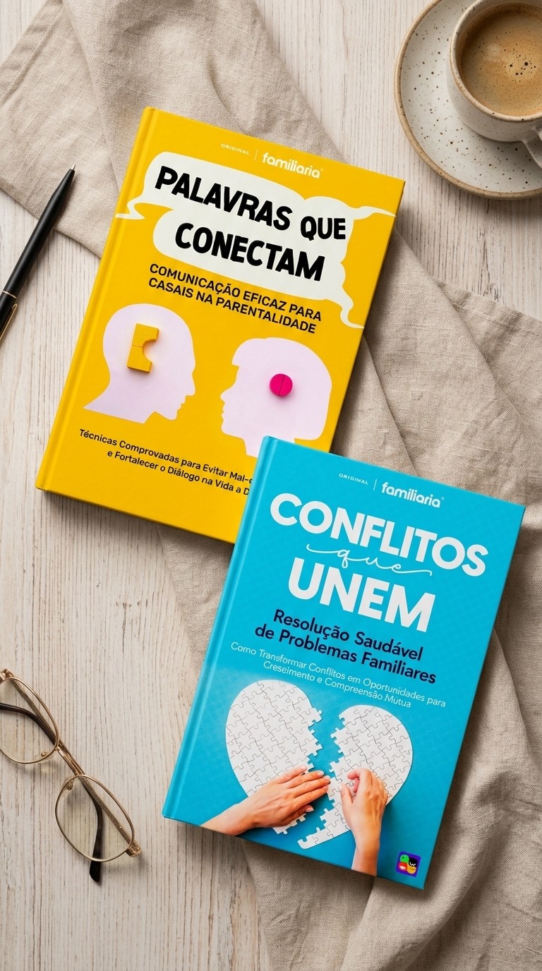 Livros publicados sobre a mesa